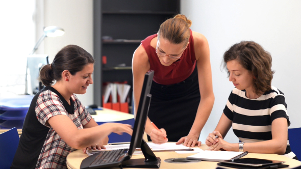 Business Life at Office alt