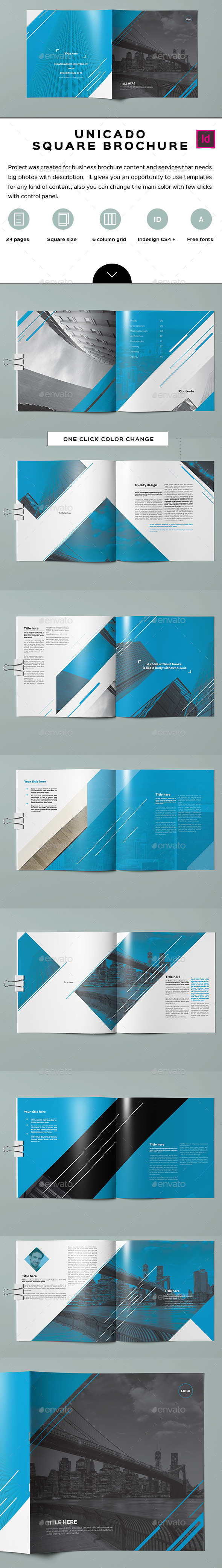 Unicado Business Minimal Brochure / Catalog - Corporate Brochures