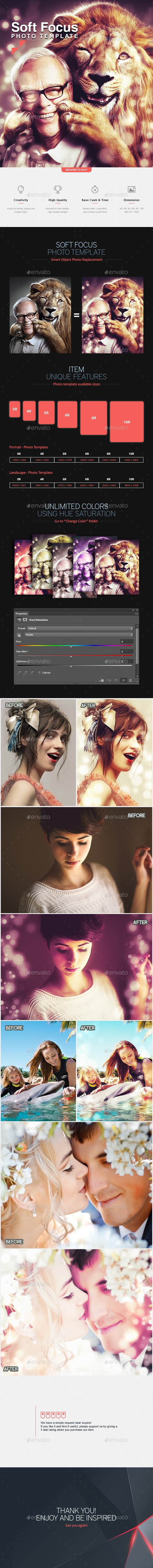 Soft Focus - Photo Template - Photo Templates Graphics