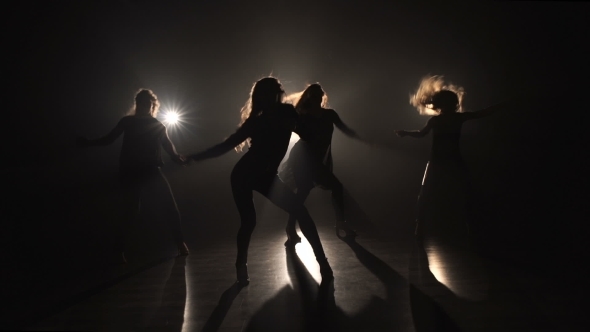 Girls Dancing, Stock Footage 