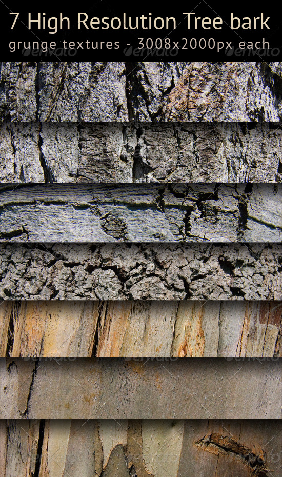 Tree bark texture pack - Wood Textures