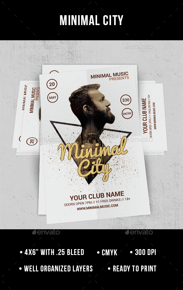 Minimal City - Flyer - Clubs & Parties Events