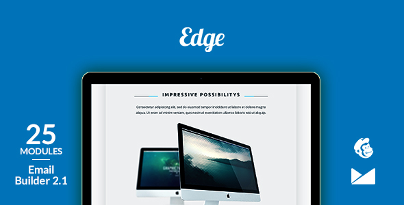 Edge Email Template - ThemeForest 15463647