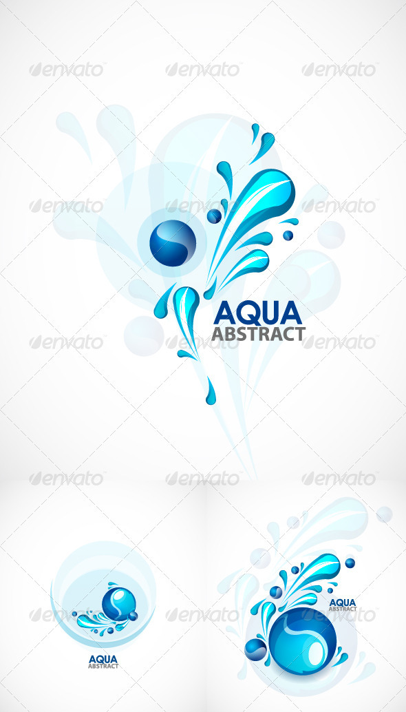 Aqua vector backgrounds