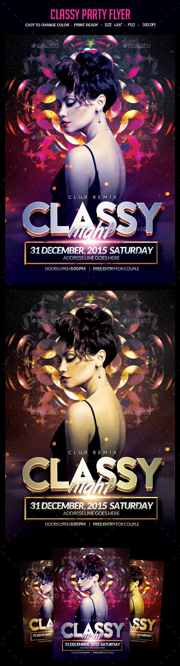 Classy Party Flyer - Clubs & Parties Events