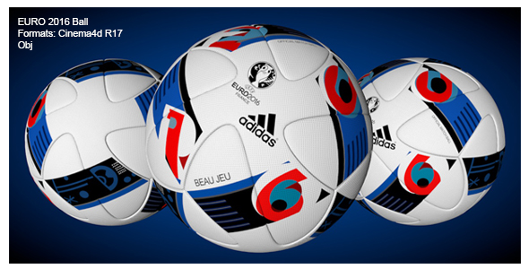 Euro 2016 Ball - 3Docean 15478088