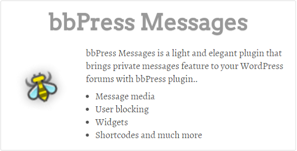 bbPress Messages - private messages plugin for bbPress forums - CodeCanyon Item for Sale