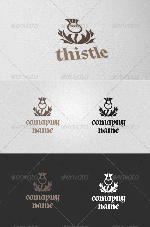 Thistle Logo - Nature Logo Templates