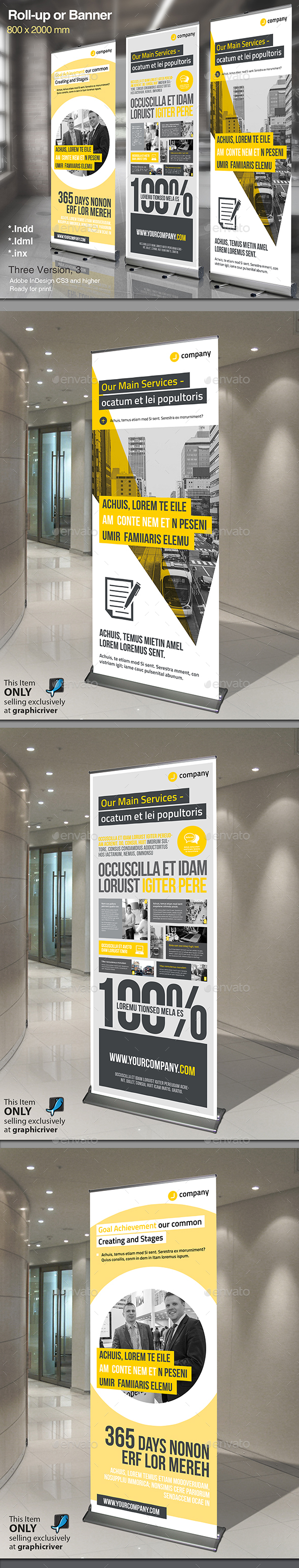 Corporate Roll-up Vol.5 - Signage Print Templates