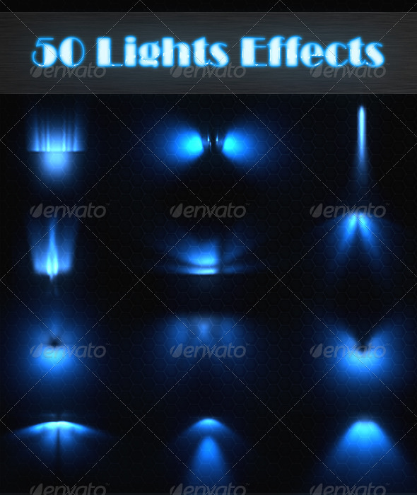 50 Lights Effects - Patterns Backgrounds