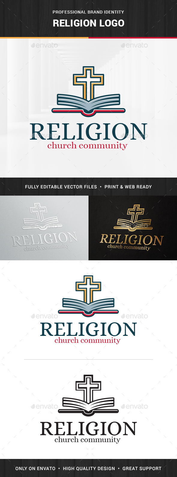 Religion Logo Template - Objects Logo Templates