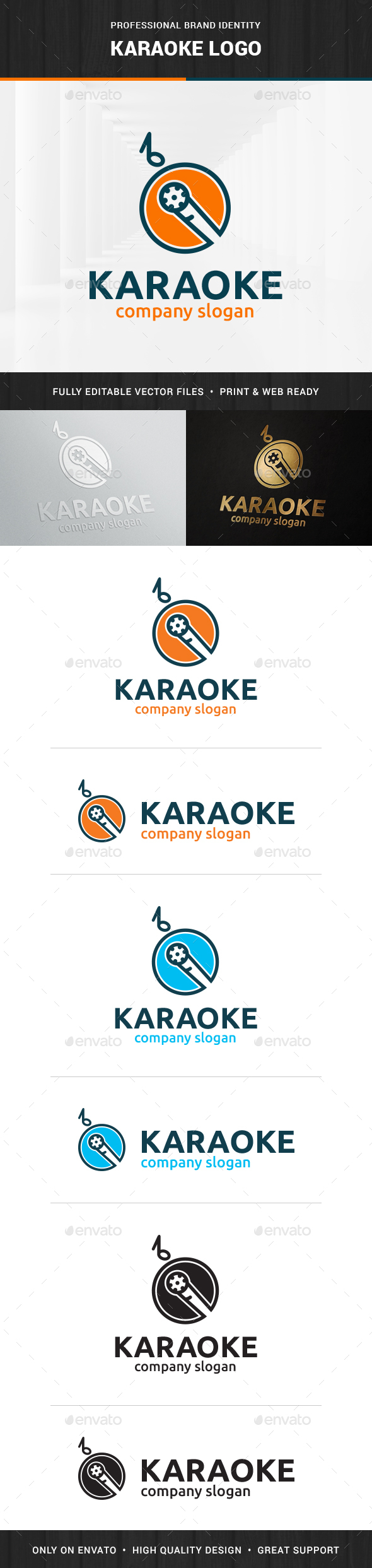Karaoke Logo Template - Objects Logo Templates