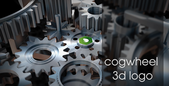 Cogwheel 3D Logo - VideoHive 15391505