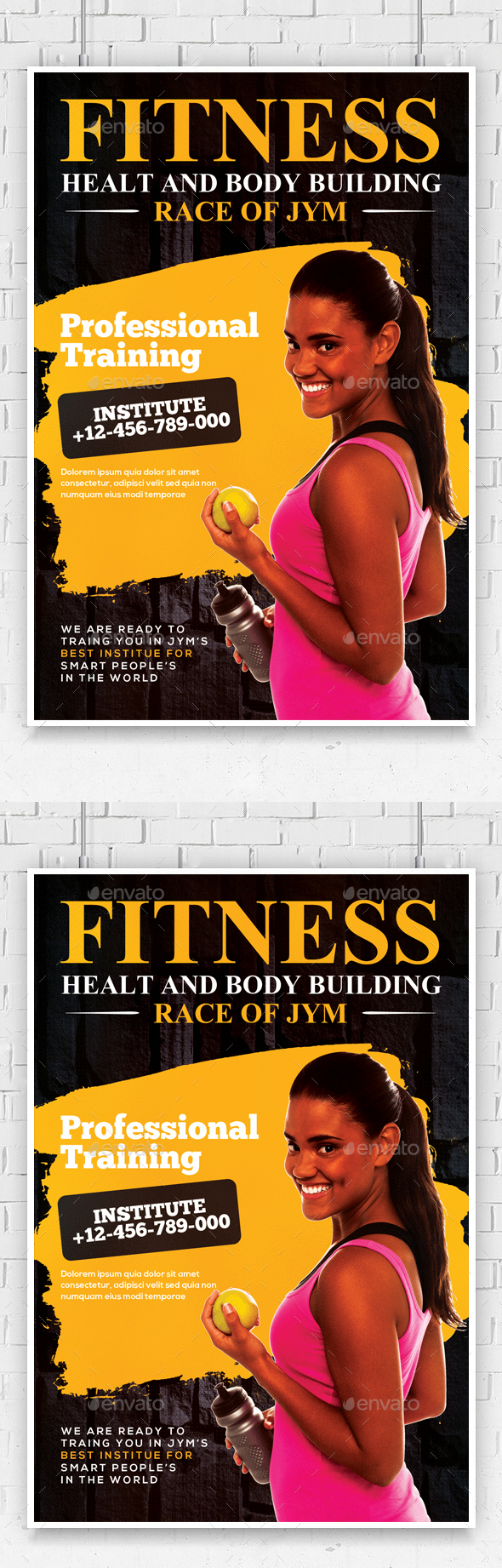 Fitness/Gym Flyer Template - Corporate Flyers