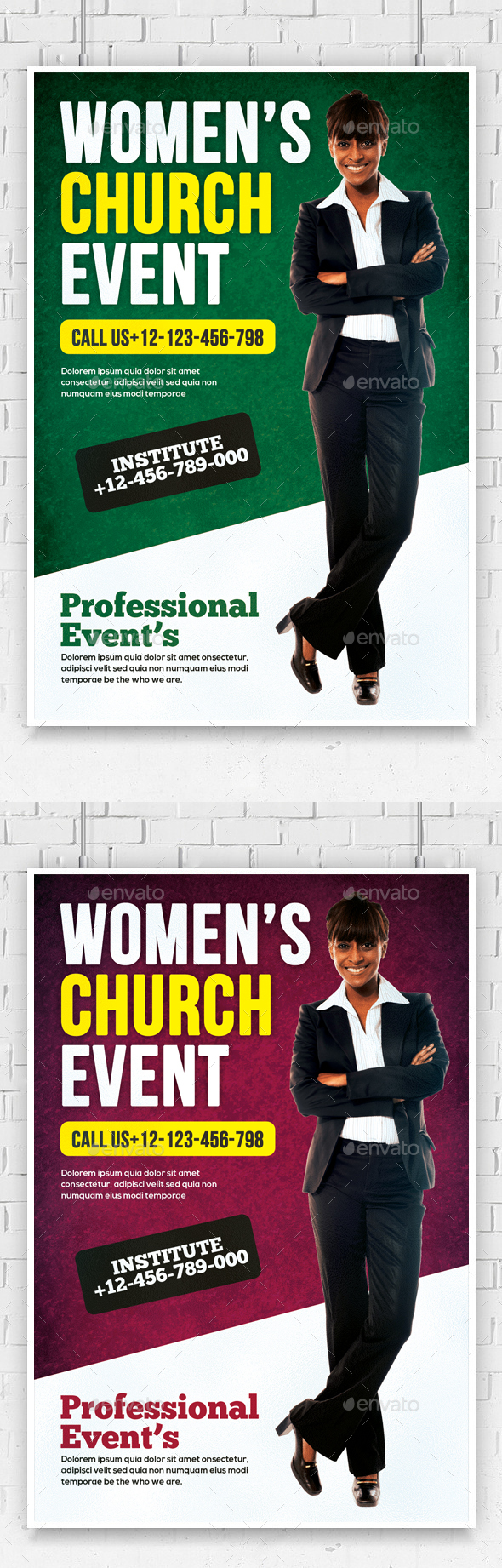Women Conference Flyer Template - Church Flyers