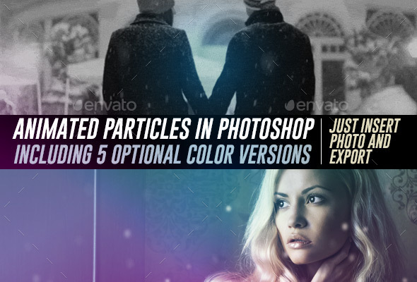 Animated Particles Over Your Photos in Photoshop that Loop Forever - Miscellaneous Graphics