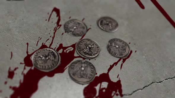 Emperor Caracalla Roman Silver Denarius alt