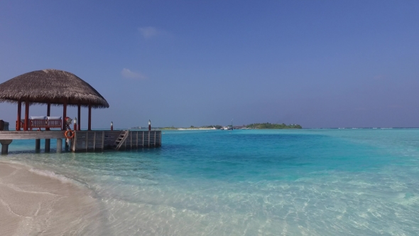 Patio Or Terrace With Canopy On Beach Sea Shore 2 alt