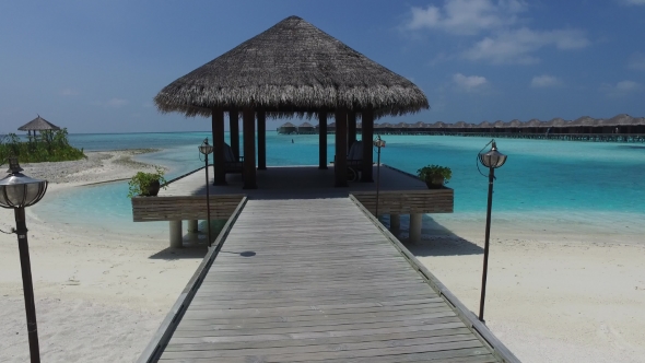 Patio Or Terrace With Canopy On Beach Sea Shore 9 alt