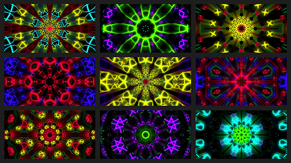 Sphere Kaleidoscope VJ Loops Pack alt