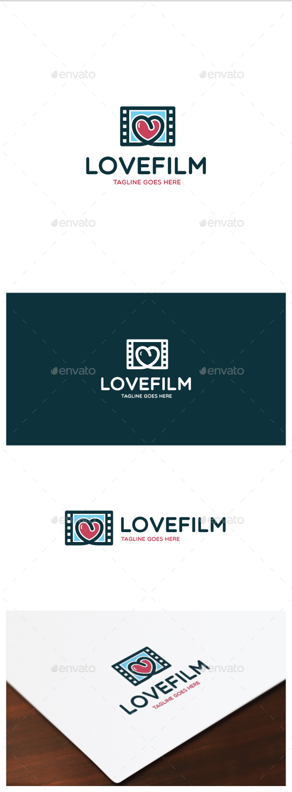 Love Film Logo - Objects Logo Templates