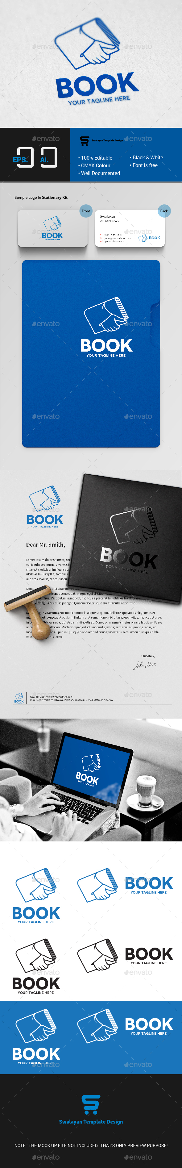 Book Logo - Abstract Logo Templates