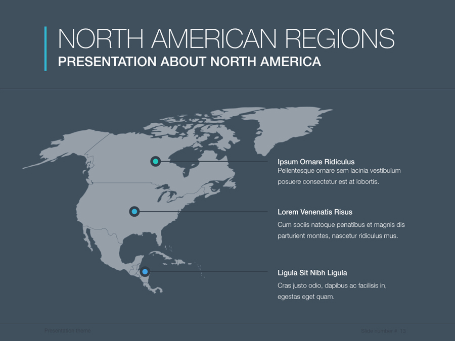 continents north america powerpoint template by jumsoft graphicriver