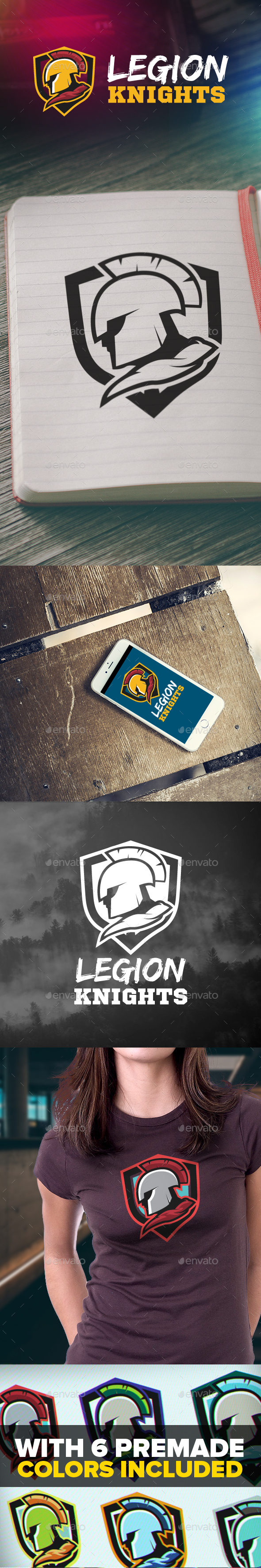 Legion Knights Logo - Humans Logo Templates