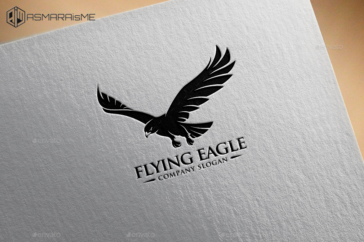 Flying Eagle Logo Template By Asmaraisme Graphicriver