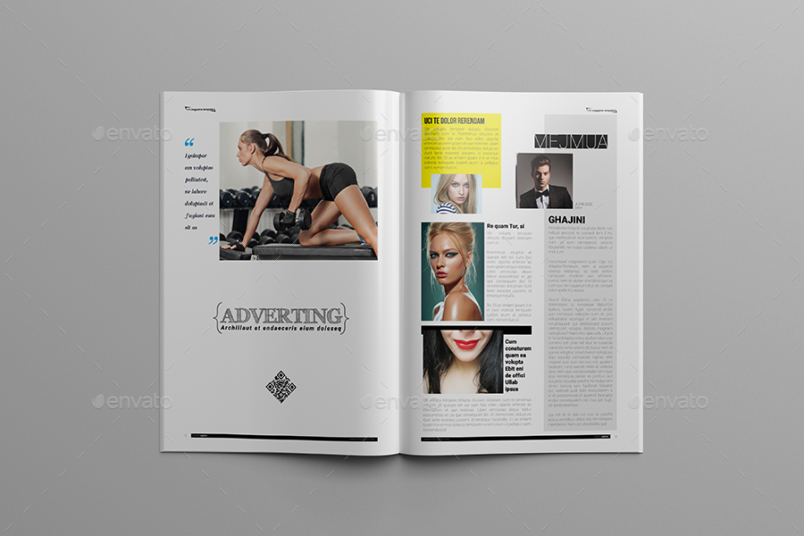 Magazine Line Template 40 Page in Magazine Templates - product preview 2