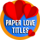 Paper Love Titles - VideoHive Item for Sale