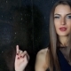 Brunette With Red Lips Posing At The Wall - VideoHive Item for Sale