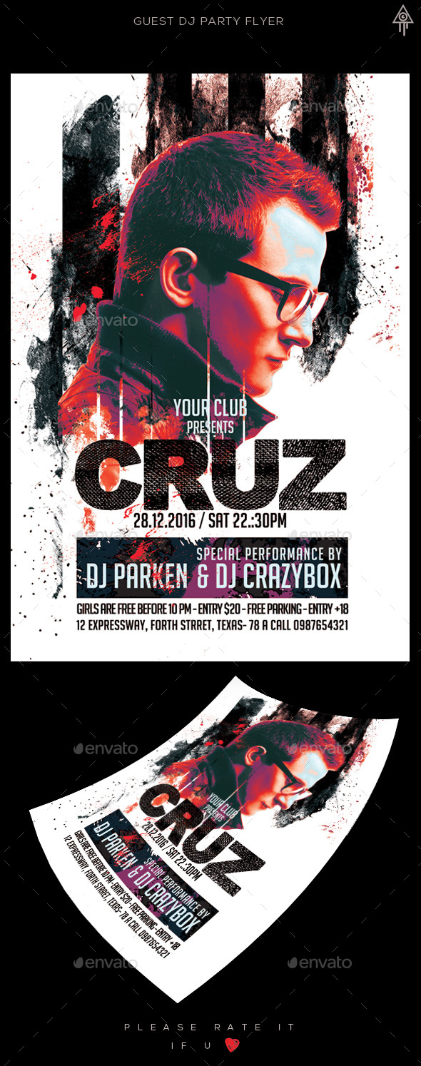 Guest Dj Flyer - Clubs & Parties Events