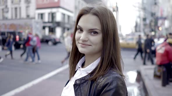 Happy Independent Woman Smiling at Camera alt