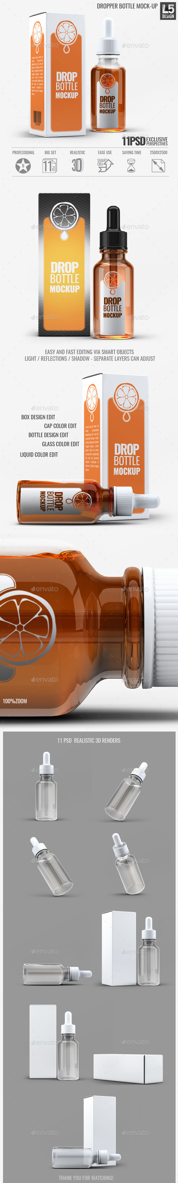 Download Dropper Bottle Mock Up By L5design Graphicriver
