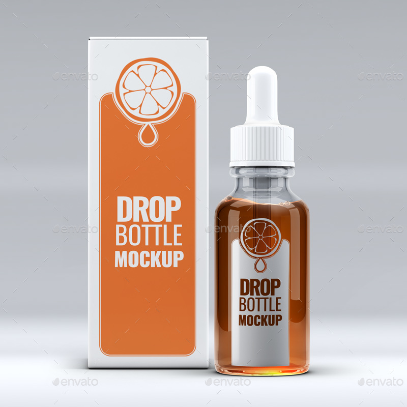 Download Dropper Bottle Mock Up By L5design Graphicriver PSD Mockup Templates