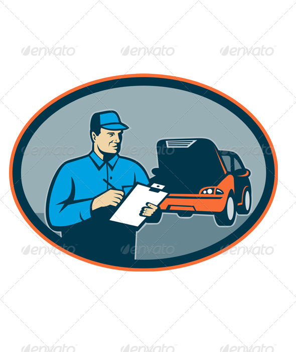 Automotive Mechanic Repairman Repair Car - Industries Business