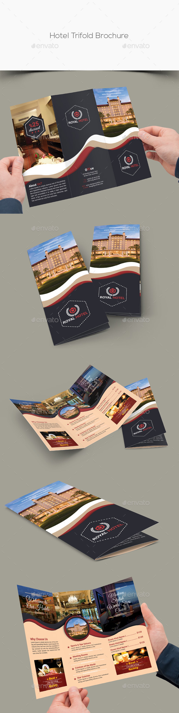 Hotel Trifold Brochure - Corporate Brochures