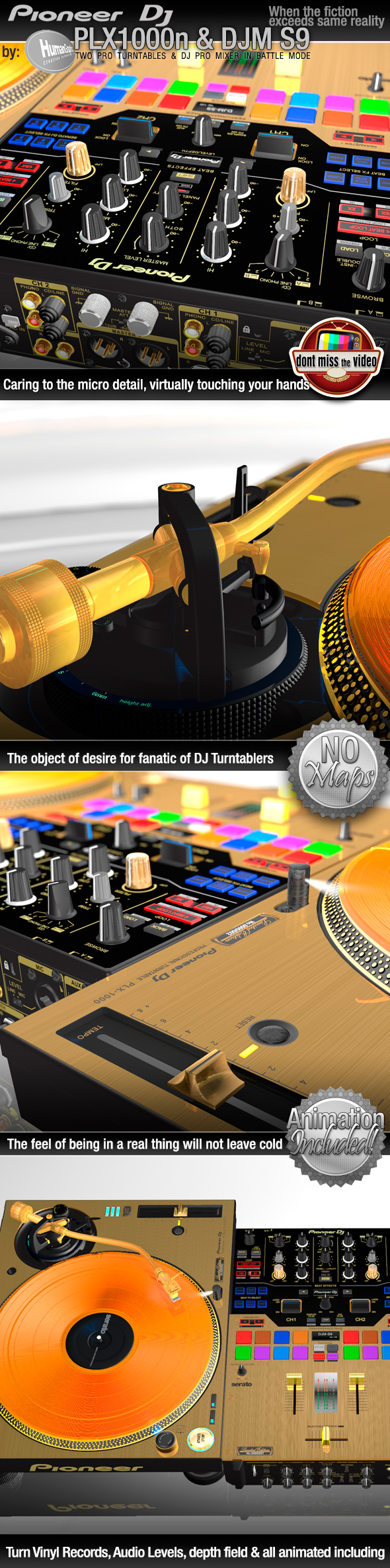 Realistic Gold ProDJ - 3Docean 15521139