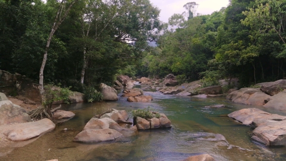 Rapid River In The Tropical Jungle alt
