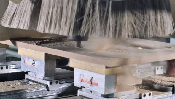 Automatic Milling Cutting Wood Machine
