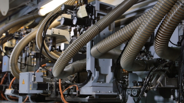 View Of Edge Banding Machine Elements alt