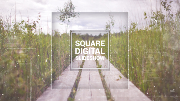 Square Digital Slideshow