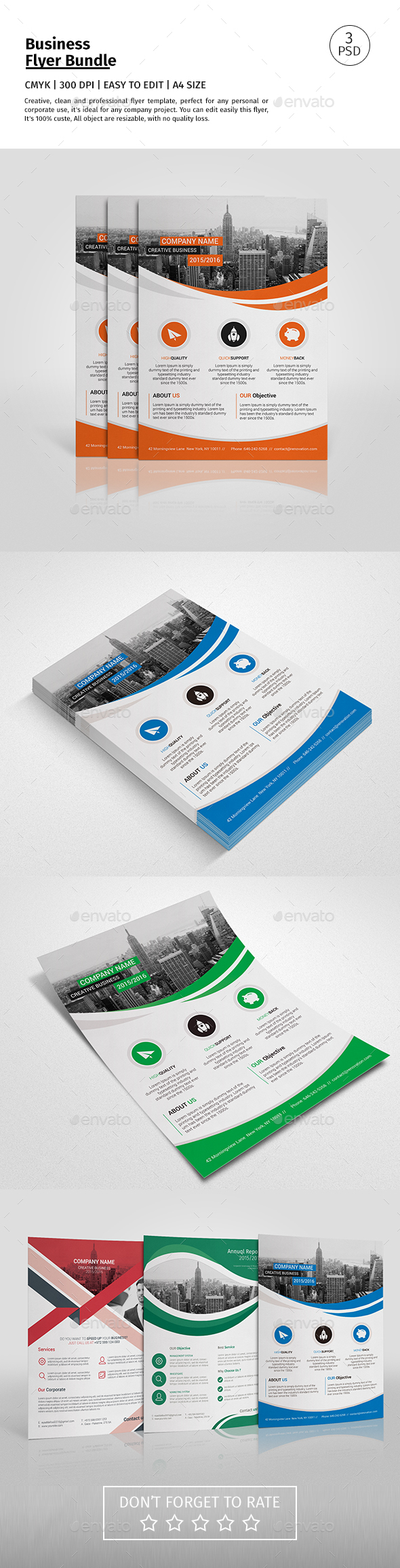 Corporate Flyer Bundle 04 - Corporate Flyers