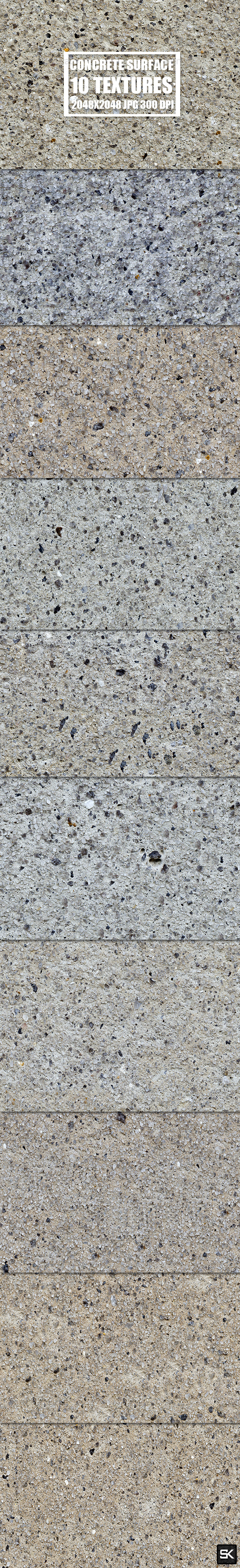 Tileable Concrete Surface - 3Docean 15528268