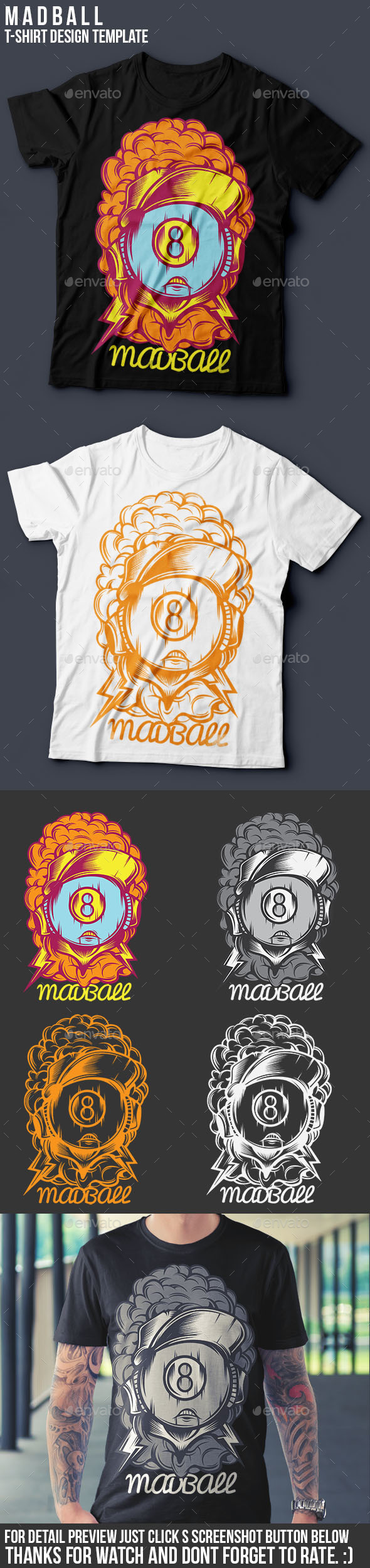 Madball T-Shirt Template