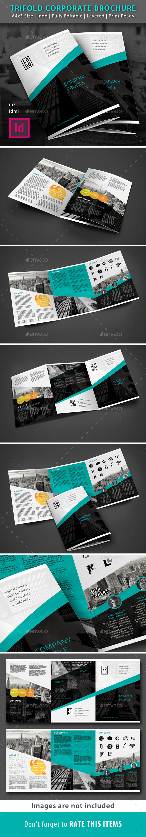 Trifold Corporate Brochure - Corporate Brochures