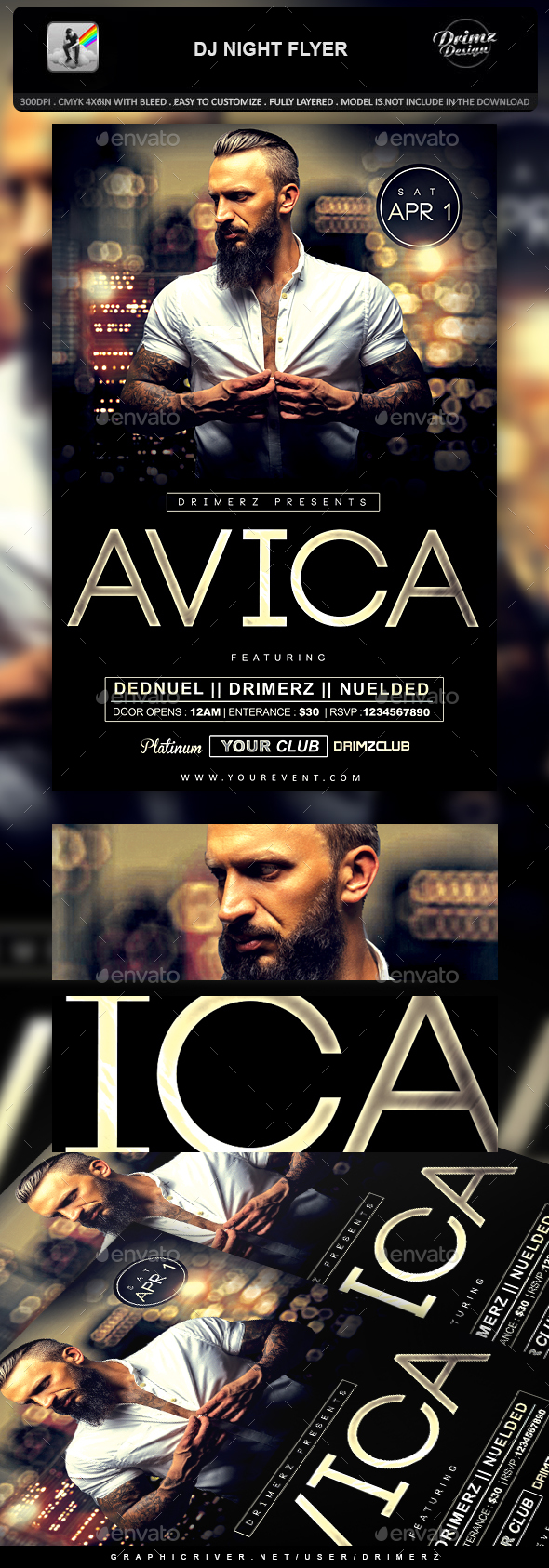 DJ Night Flyer - Events Flyers