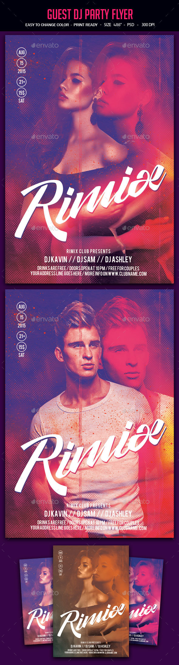Guest Dj Party Flyer - Clubs & Parties Events