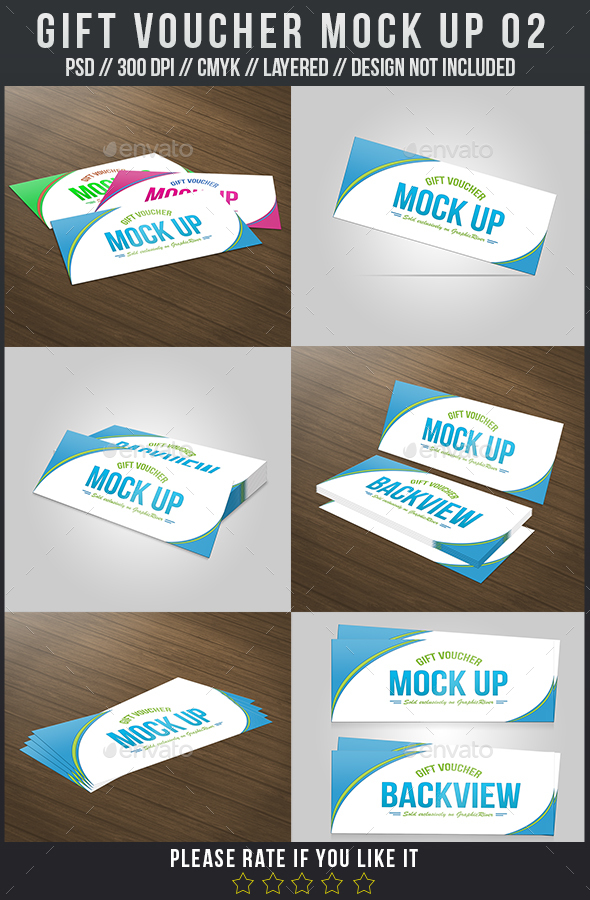 Download Gift Voucher Mock Up 02 by TFDesignStudio | GraphicRiver